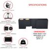 8" Dual ported sub Box, fits 2019-2025 Sierra Double & Crew-cab Speaker Box subwoofer Enclosure Stereo car Audio Home Audio view 2