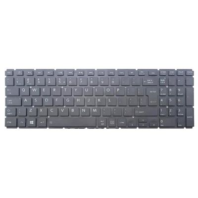 English US Laptop Keyboard for Toshiba Satellite S50-C S50D-C S50DT-C S50T-C S55-C S55D-C S55DT-C S55T-C Black with Backlit Big Enter