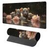 Tiger Mouse Pad, Gaming Mouse Pad 64x32in, Desk Mat with Stitched Edges, Large Mousepad Waterproof, Gaming Accessories Keyboard Mat, Office Desk Accessories, for Gamer Computer Office, White W-7793 view 1