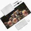 Tiger Mouse Pad, Gaming Mouse Pad 64x32in, Desk Mat with Stitched Edges, Large Mousepad Waterproof, Gaming Accessories Keyboard Mat, Office Desk Accessories, for Gamer Computer Office, White W-7793 view 3