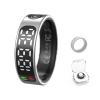 OVLOKS Smart Rings for Men & Women,Tracker with Fitness Health Sleep Blood Pressure Step,Smart Wearable,iOS & Android CompatibleNon-Subscription (Silver, 11) view 1