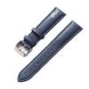 HMFang Litchi Pattern Soft Leather Leather Strap Men's Ladies 16mm18mm20mm22mm Watch Band Accessories(Royal blue rose,22mm) view 3