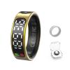 OVLOKS Smart Rings for Men & Women,Tracker with Fitness Health Sleep Blood Pressure Step,Smart Wearable,iOS & Android CompatibleNon-Subscription (Gold, 10) view 1