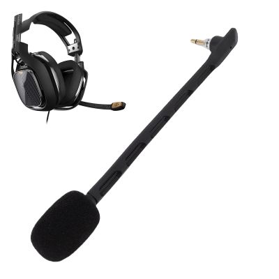 Sanpyl 2pcs Mic Replacement for Astro for Astro TR Gaming Headset, Noise Canceling 3.5mm Detachable Gaming Microphone (Black)