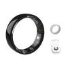 OVLOKS Smart Ring Ceramics for Men & Women,Tracker with Fitness,Health,Sleep,Step,iOS & Android Compatible,Non-Subscription (Black, 9) view 1