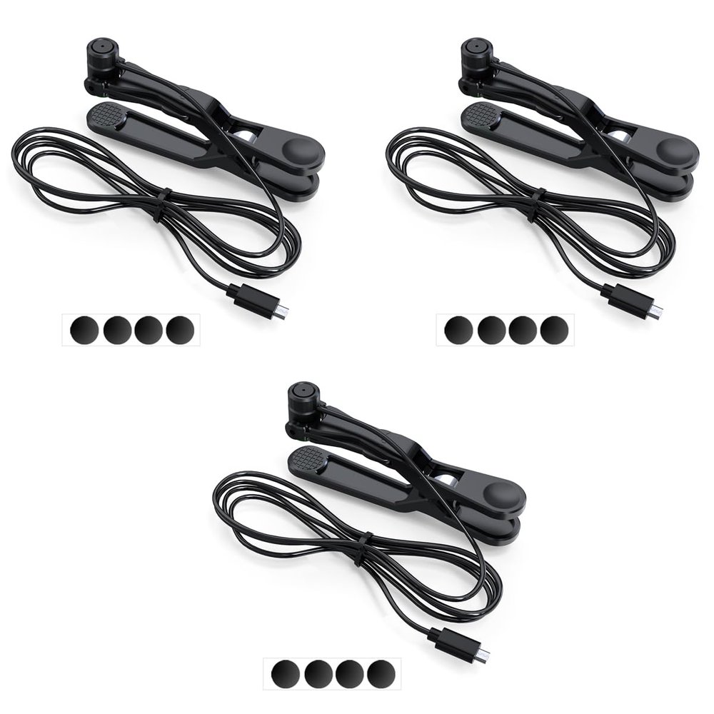 Clicking Tip (3pcs) for X1/X2PRO/G30 Auto Clicker Accessories, with Micro USB Port, with 12pcs Nano Adhesive Pads