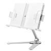 Adjustable Height Aluminum Reading Bookshelf, Multi Angle Rotating Bookshelf
