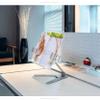 Adjustable Height Aluminum Reading Bookshelf, Multi Angle Rotating Bookshelf view 2