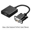 VSVAKHXC VGA to HDMI-Compatible Converter with USB Power 3.5mm Audio Ja-ck Support 1080P Audio Transfer view 2