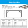 5 Pcs Raceway Cable Management, 1 M Long Waterproof Cord Covers for Wires On Wall/Floor, PVC Wire Hider for Extension Cord, No Drill(Brown,W 39mm Hold 14 Cables) view 2