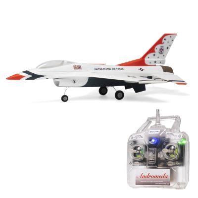 MinimumRC F-16 Thunderbird RC Plane, 30mm EDF Brushed Power, 290mm Wingspan Scale Model, 2.4GHz Remote Control, RTF Ready-to-Fly, Stable and Easy to Fly for Adults