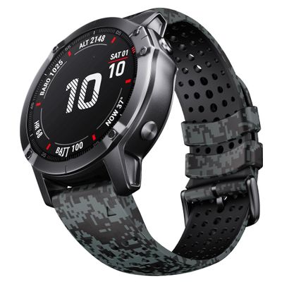 22mm Silicone Watch Band for Garmin Fenix 6, 7, 8 Sapphire, 6 Solar, 5 Plus, 4, Forerunner 935, 945, 955, 965 Watch Band