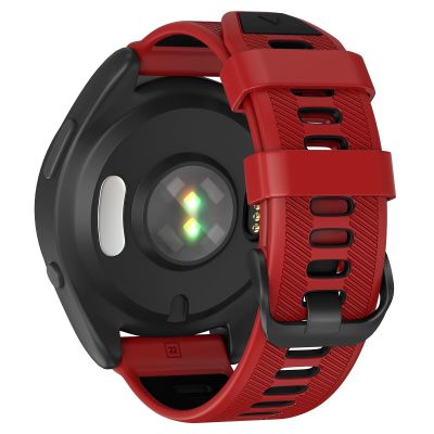 22mm Watch Band for Garmin Forerunner 965/Forerunner 955/Forerunner 945/Forerunner 935, Soft Silicone 22mm Replacement Bands