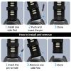 22mm Watch Band for Garmin Forerunner 965/Forerunner 955/Forerunner 945/Forerunner 935, Soft Silicone 22mm Replacement Bands view 2