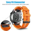 26mm for Fenix 7X Pro Band GARMIN Epix Pro 51mm Fenix 6X Watch Strap Fenix 5X Plus Silicone Wristband Fenix 6X Pro Descent Mk2i MK3i 51mm Smartwatch WristBandBlue view 3