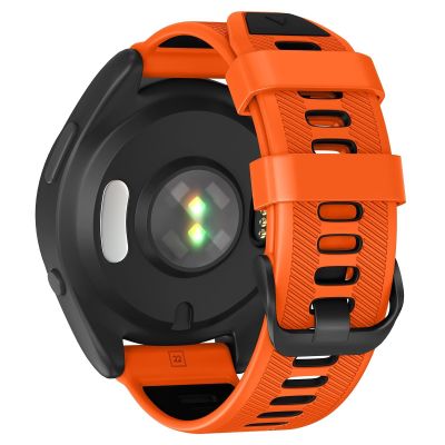 22mm Watch Band for Garmin Forerunner 965/Forerunner 955/Forerunner 945/Forerunner 935, Soft Silicone 22mm Replacement Bands
