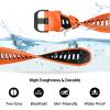 22mm Watch Band for Garmin Forerunner 965/Forerunner 955/Forerunner 945/Forerunner 935, Soft Silicone 22mm Replacement Bands view 3