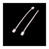 CTGFBUW 10Pcs JST XH 2.54mm Pitch 2 Pin Single/Double-end Plugs Connector XH2.54 Terminal with Red White Cable 10/20/30CM(Double-end,10CM) view 2