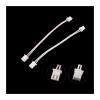 CTGFBUW 10Pcs JST XH 2.54mm Pitch 2 Pin Single/Double-end Plugs Connector XH2.54 Terminal with Red White Cable 10/20/30CM(Double-end,10CM) view 3