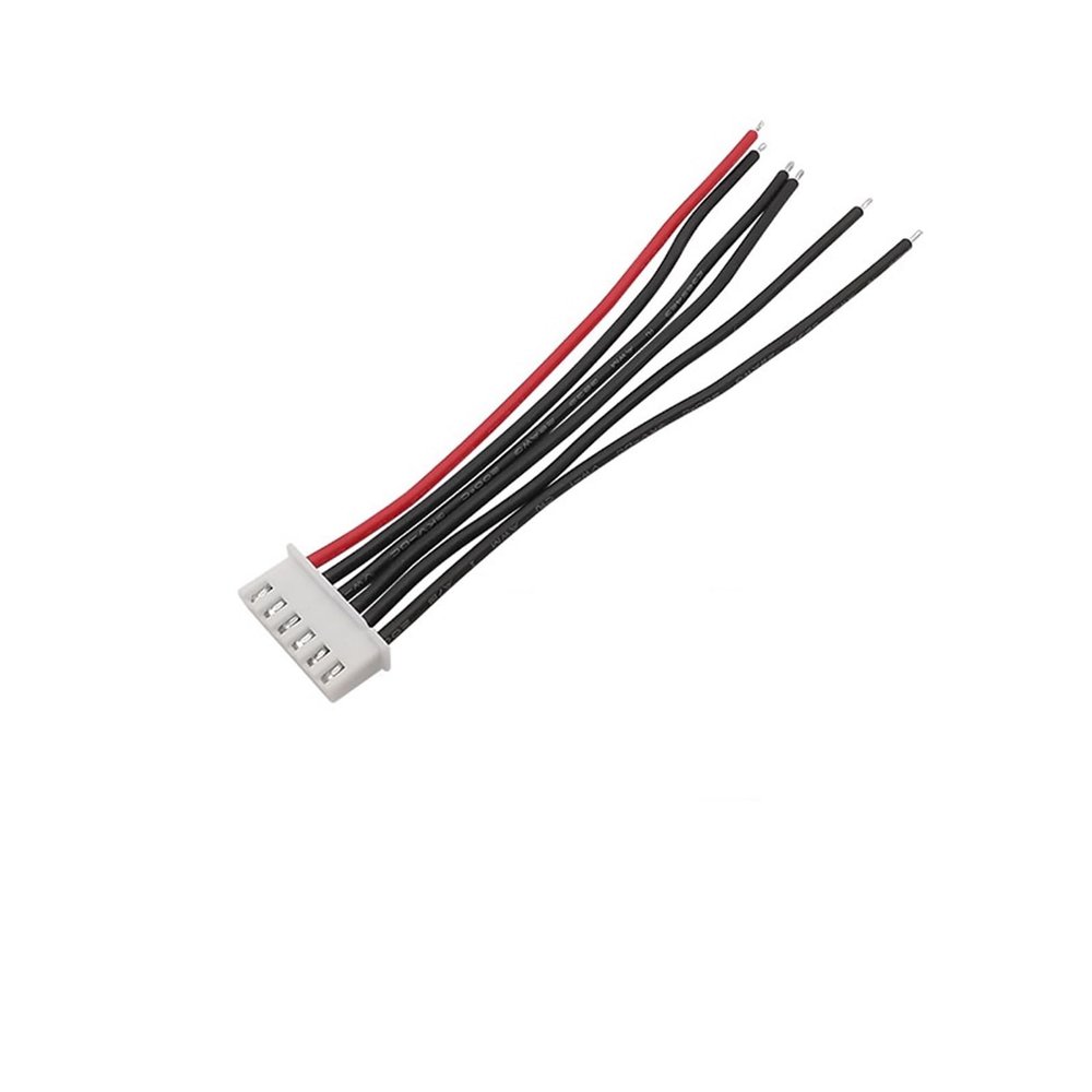 CTGFBUW 5Pcs JST XH 2.54mm Female Socket Wire Extension Plug Connector Cable 1/2/3/4/5/6/7(5S-6Pin,15CM)