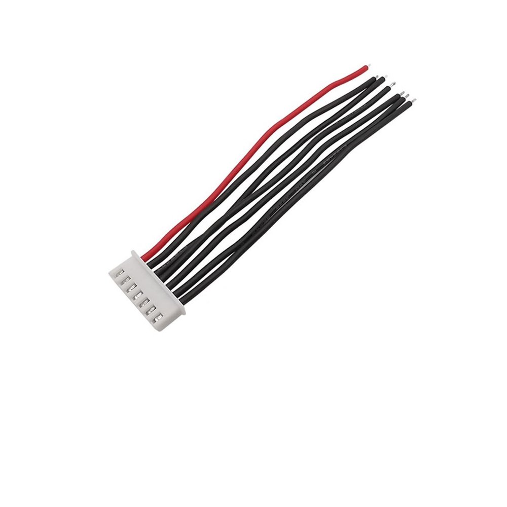 CTGFBUW 5Pcs JST XH 2.54mm Female Socket Wire Extension Plug Connector Cable 1/2/3/4/5/6/7(6S-7Pin,10CM)