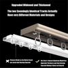 Ceiling Mount Curtain Track with Soundproof Strips Hooks Silent Rollers Curtain Rail Sliding Curtain Rod for Living Room Bedroom Office Window Flexible Easy to Install Aluminum(White,4.59 ft) view 2