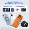 Portable Speaker Phone Stand Gifts:Birthday Graduation Mini Gifts for Him Her, 2 in 1 Magnetic Bluetooth Speakers, Loud Sound IPX5 Waterproof, 9 Light Modes, TWS, Home/Office/Travel Essentials-Black view 4