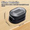 8pcs Magnetic Cord Organizer, Magnetic Cable Clips Holder with Adhesive Desk Cable Management Keeper Charger Cord Organizer for Phone Wire Home Office Car Nightstand view 4