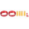 Aluminum Alloy Volume Knob Covers Switch Trim for Ford For Explorer Model Years 2020 to 2025 Protects Original Control Knobs (Red) view 1