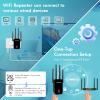 NEWFAST WiFi Extender Signal Booster RE523,1200Mbps Dual-Band WiFi Repeater,5GHz/2.4GHz WiFi Extender Supports WPS,MU-MIMO,Repeater/Router/AP Mode,Suitable for Home view 4