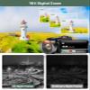 4K Video Camera Camcorder 64MP Vlogging Camera for YouTube 3.0" Touch Screen 18X Digital Zoom IR Night Vision with External Stereo Microphone,Remote,Lens Hood,Handheld Stabilizer,32G Card &2 Batteries view 3