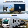 1080P Wireless RV Backup Camera System,9 Inch Reverse Camera Monitor for 4 Channels with IP69 Waterproof Night Vision Backup Camera Front Rear View Camera for Truck/RV/Van/SUV/Pickup view 2