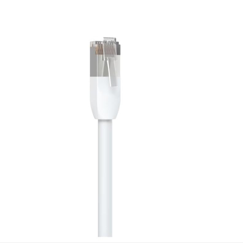 Ubiquity UACC-Cable-Patch-Outdoor-5M-W  Rugged Outdoor Cat5e Shielded White Patch Cable, 5 Meter Length, Weatherproof TPE Jacket, UV Resistant, STP, 24 AWG Stranded Copper, VW-1 Flame Rated