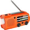 Weather Radio 5000mAh Solar Hand Crank Emergency Radio Weather Alert Portable Radio with Flashlight view 1