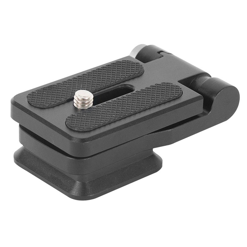Quick Release Plate Adapter for SLR Digital Cameras Aluminum Alloy Quick Setup Mount with 1/4 Screw Hole