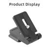 Quick Release Plate Adapter for SLR Digital Cameras Aluminum Alloy Quick Setup Mount with 1/4 Screw Hole view 2