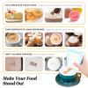 Portable Food Printer with APP Control, Portable Coffee Printer - Handheld Food Printpen Latte Pen Macaron Cookie, Safe Consumption and Fast and Clear Output,Black view 2