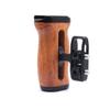 Adjustable Left/Right Camera Cage Handle, Wooden Side Handle Handgrip for EOS RP/A7ii/A7iii/EOS R50/EOS R100/A6700/Z6 ii/Z6 iii/Z7 ii /A7M4/ZV-E10/ZV-E10 ii Cam Cage view 1