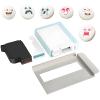 Handheld Coffee Print, Food Grade Coffee Latte Art Printer, Inkjet Print Pen Printer, Portable Printer Hand Inket Coffee Bread Biscuit Cake DIY Bread Coffee Fruit Cookies,Red view 1
