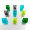 20 Pcs Gaming Keyboard Caps, Single Keycap,Original Height Transparents Layer Crystal Blanks Backlit Keycaps for Mechanical Keyboards Transparent Keycaps view 3