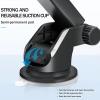 Tcairzl Car Phone Mount Holder for Hyundai Veloster N 2019-2024,Dashboard Windshield Phone Holder Strongest Suction Cup 360 Adjustable Hands Free Anti-Drop Cell Phone Holder,Black red view 4