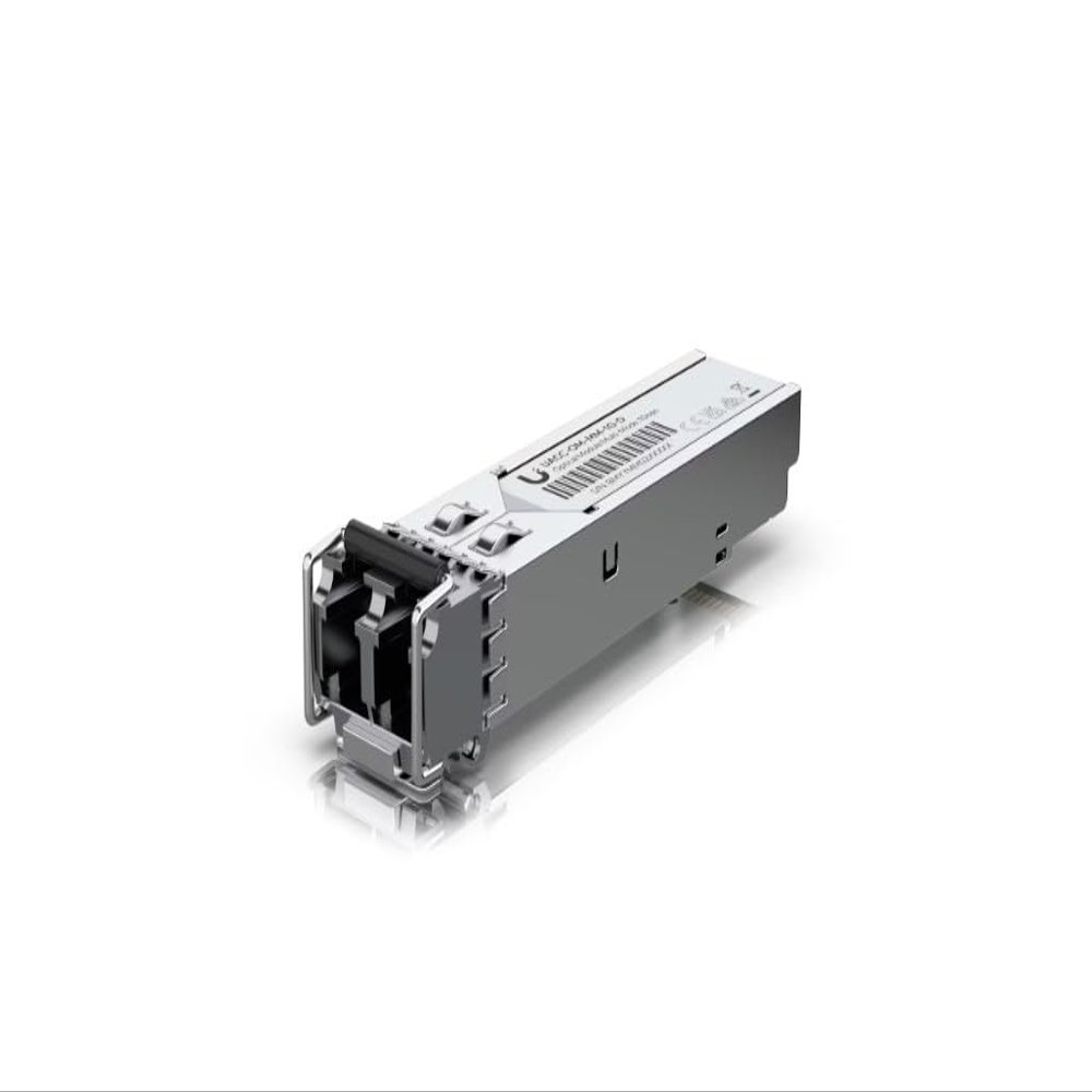 Ubiquity 1G Multi-Mode Optical Module UACC-OM-MM-1G-D  SFP Transceiver with Duplex LC UPC Connector, 1 Gbps Data Rate, 850 nm Wavelength, Supports Multi-Mode Fiber up to 550 m