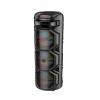 12-inch 3000w Peak Power Trolley Bluetooth Speaker with Colorful Lighting for Parties red view 1