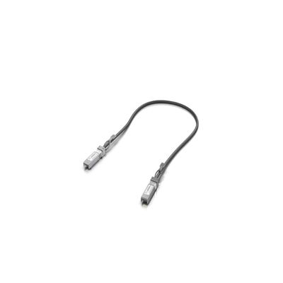 Ubiquity 25G Direct Attach Cable UACC-DAC-SFP28-0.5M  0.5 Meter Passive SFP28 to SFP28 DAC Cable, 25/10/1 Gbps High-Speed Data Transfer, 26/30 AWG Copper, PVC Jacket, Black