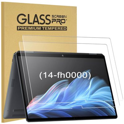 KEANBOLL [2-Pack] 9H Hardness Tempered Glass Screen Protector for HP OmniBook Ultra Flip 14" 2-in-1 Laptop (2024-Models: fh0000) | Anti-Scratch, Bubble-Free Installation, Ultra HD