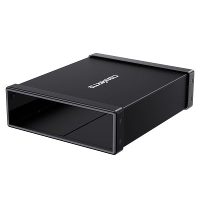 5.25" Blu-Ray/CD/DVD SATA Drive Enclosure with USB A/C 3.0,5.25 Drive Enclosure with 3 USB-A Ports,Optical Drive Enclosure fit any drive depth up to 171mm,Aluminum Alloy(Optical Drive not Included)