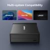 5.25" Blu-Ray/CD/DVD SATA Drive Enclosure with USB A/C 3.0,5.25 Drive Enclosure with 3 USB-A Ports,Optical Drive Enclosure fit any drive depth up to 171mm,Aluminum Alloy(Optical Drive not Included) view 4