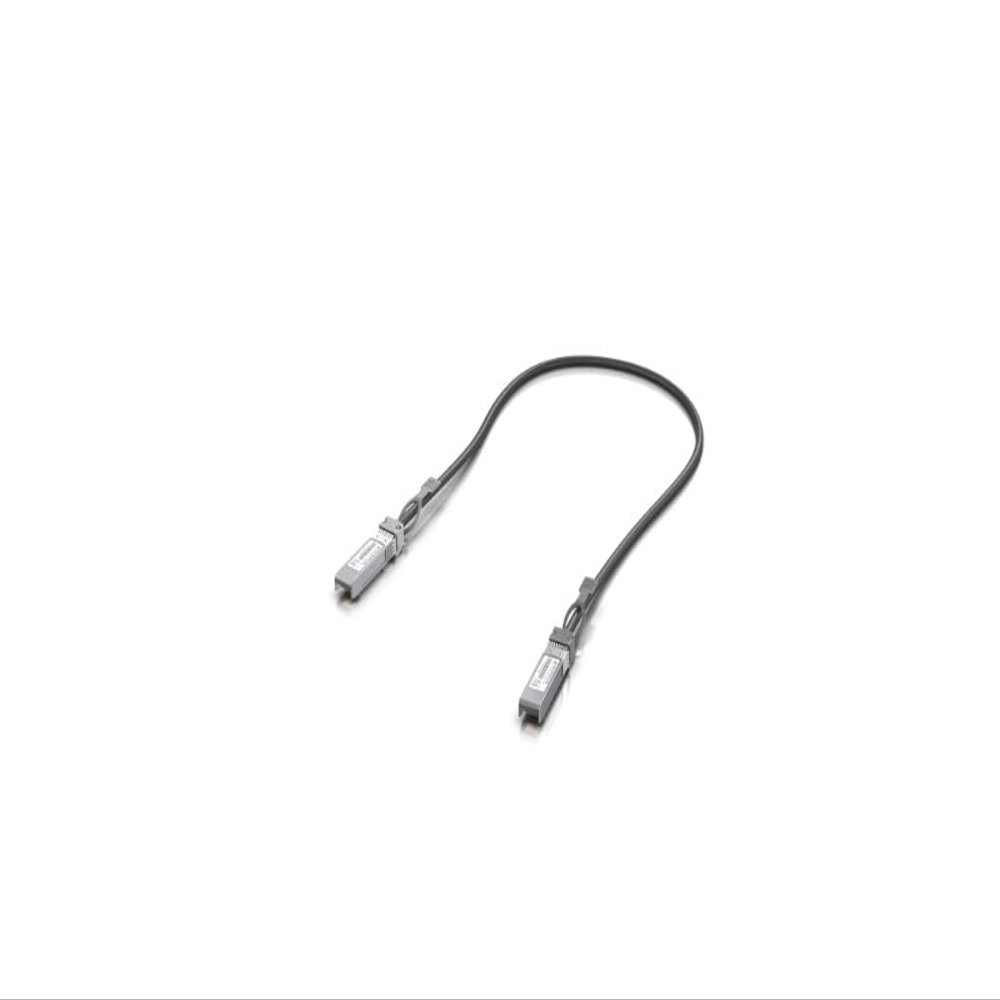 Ubiquity 10G Direct Attach Cable UACC-DAC-SFP10-0.5M Passive SFP+ DAC, 0.5 Meter, 10Gbps High-Speed Interconnect, SFP+ to SFP+, PVC Black Jacket, 24/30 AWG