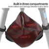 FEICHAO Tripod Weight Stone Bag 3 Compartments Storage Bag for Tripod Legs Stabilizing Photography Accessory (Black) view 3