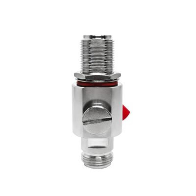 JBDZ 0-6Ghz N Female to N Female Bulkhead 90V Surge Arrester Protector (6G Lightning Arrester Female to Female)